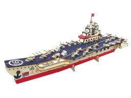 Woodcraft Dřevěné 3D puzzle Letadlová loď 